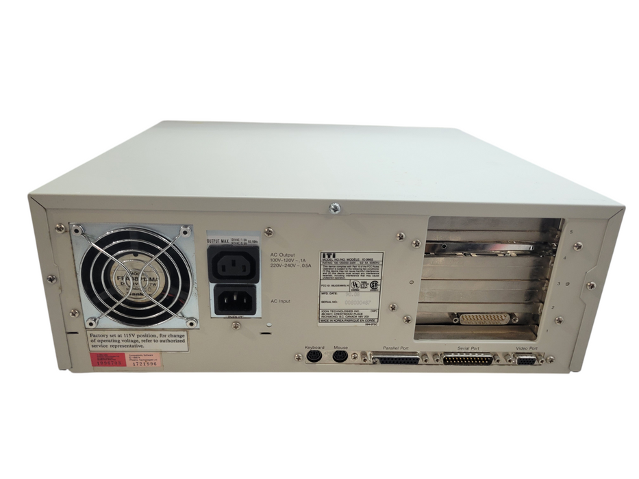 Vintage Desktop - ICI IC-386S NO HDD (WORKING)