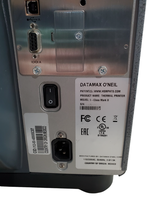 Honeywell I-4212e Data Max O'Neil I-Class Mark II Industrial Printer *READ*