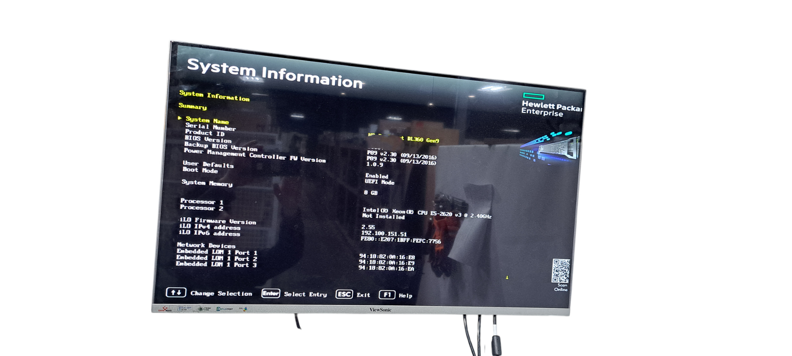 HP ProLiant DL360 Gen9 1x Xeon E5-2620 v3 | 8GB DDR4 |P440ar| 2x500W