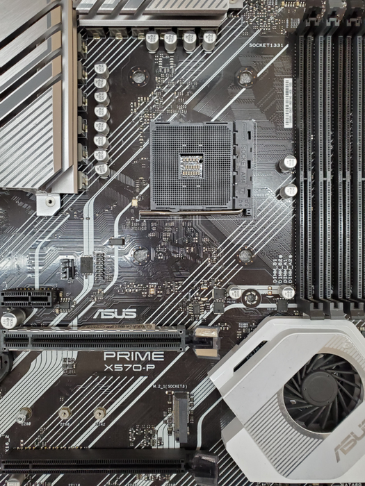 ASUS PRIME X570-P AMD AM4 ATX Motherboard - No I/O Shield *READ*