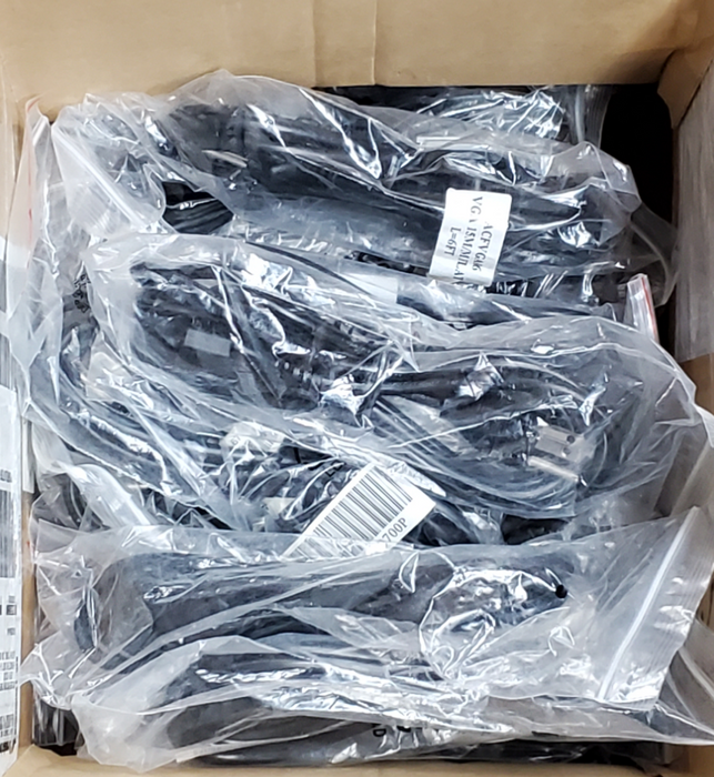 Lot 25x NEW - Standard Power Cord Cables - 6ft
