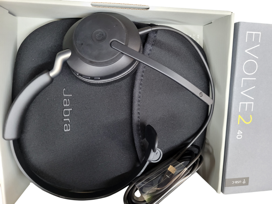 Jabra Evolve2 40 Stereo Headset (USB-C)