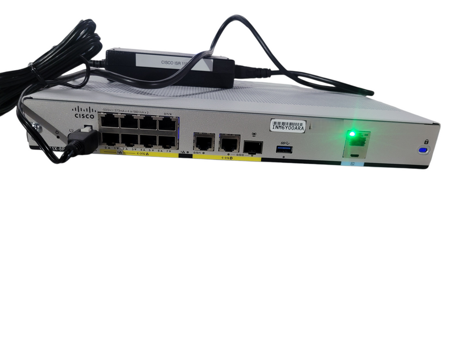 Cisco C1111X-8P ISR 1100 Series 8-Port PoE Gigabit Router