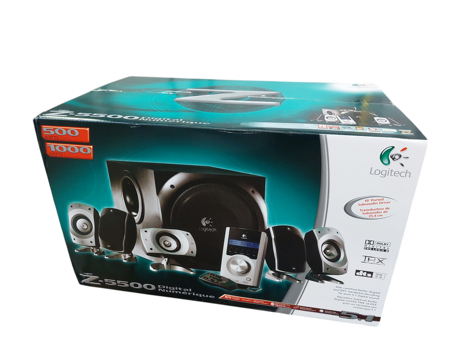 Z 5500 Logitech Optical Input Logitech Z-5500 User Manual (English