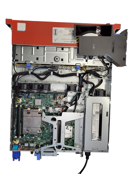 Dell/RSA PE R240 1U 4x3.5" Xeon E-2124 3.30GHz 16GB DDR4 PERC H330 1x PSU $