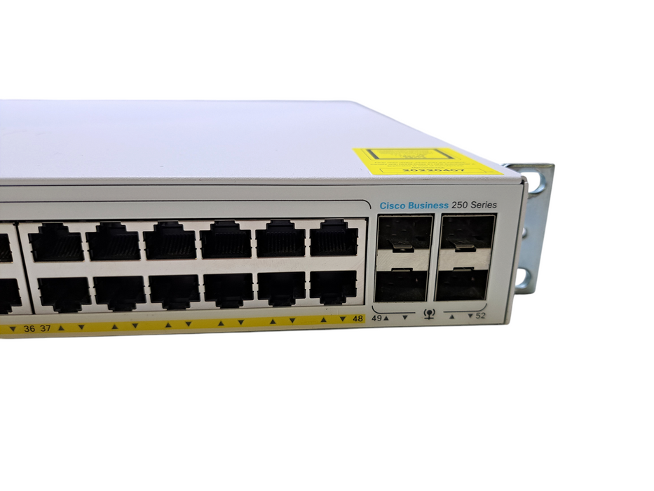 Cisco CBS250-48PP-4G V02 | 48-Port Gigabit PoE+ 195W Smart Switch Q