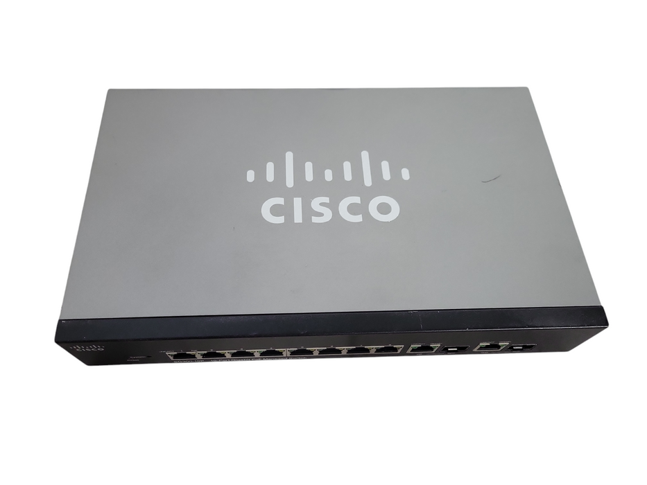 Cisco SG300-10P 10-Port Gigabit Ethernet PoE Managed Switch !