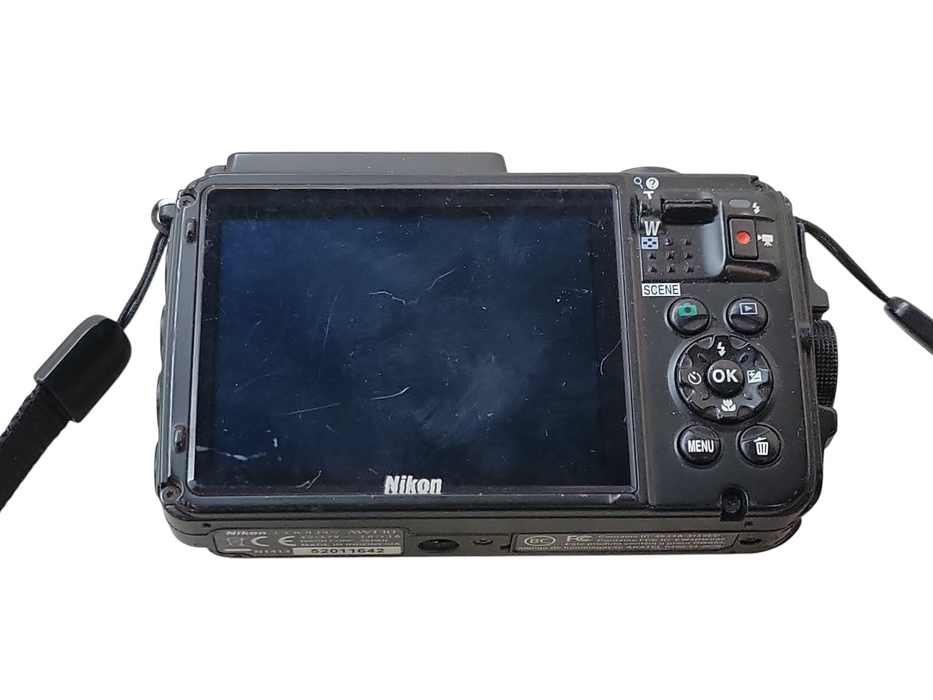Nikon COOLPIX AW130 16MP Waterproof Digital Camera Yellow, READ _