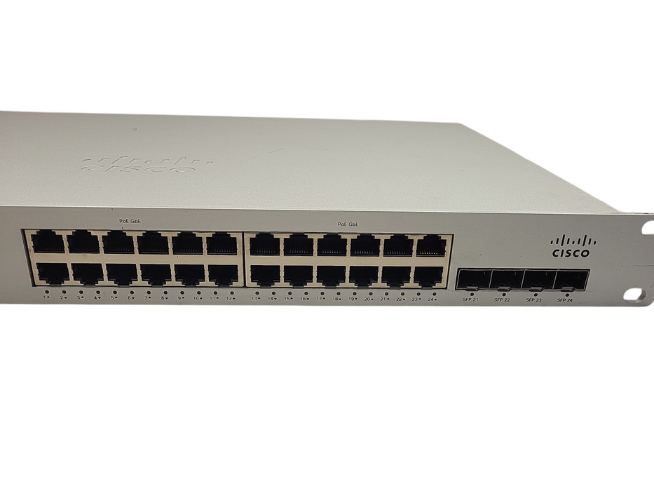 Meraki MS220-24P | 24-Port Gigabit PoE Switch | 4x SFP [UNCLAIMED] $