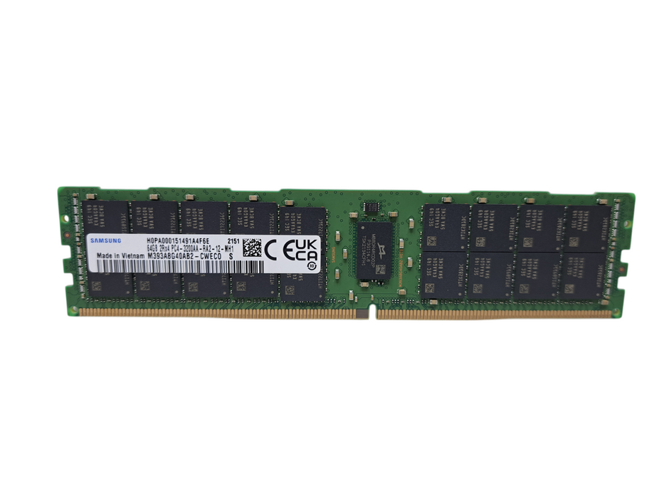 Samsung 64GB 2Rx4 PC4-3200AA-RA2-12 | DDR4 Server Memory M393A8G40AB2 Q$