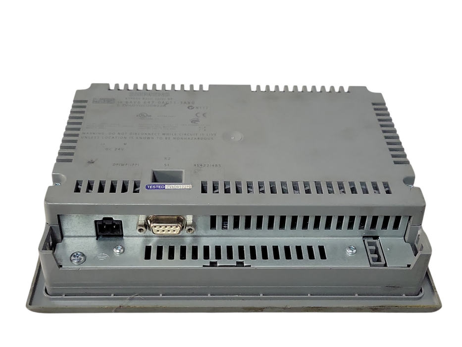 Siemens KTP600 Basic color DP 6AV6 647-0AC11-3AX0 touch panel _