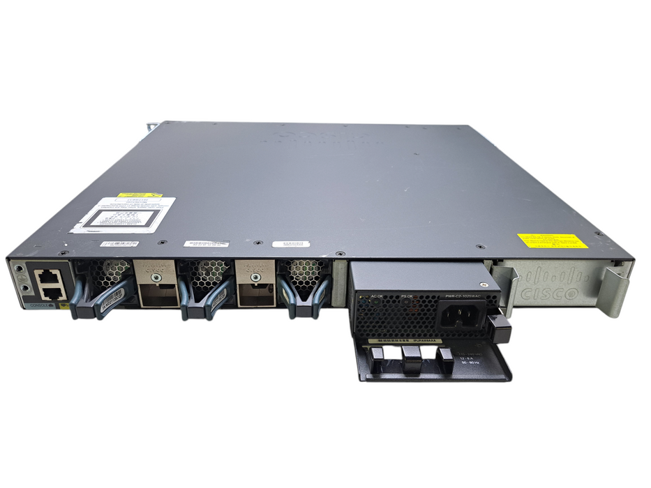 Cisco WS-C3650-48FD-S V05 | 48x Gigabit PoE+, 2x10G SFP+ Switch w/ 1x 1025WAC