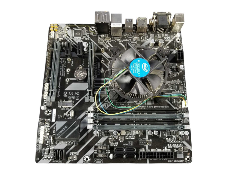 Combo GIGABYTE H370M DS3H + Intel Core i7-8700 @3.20GHz / NO RAM