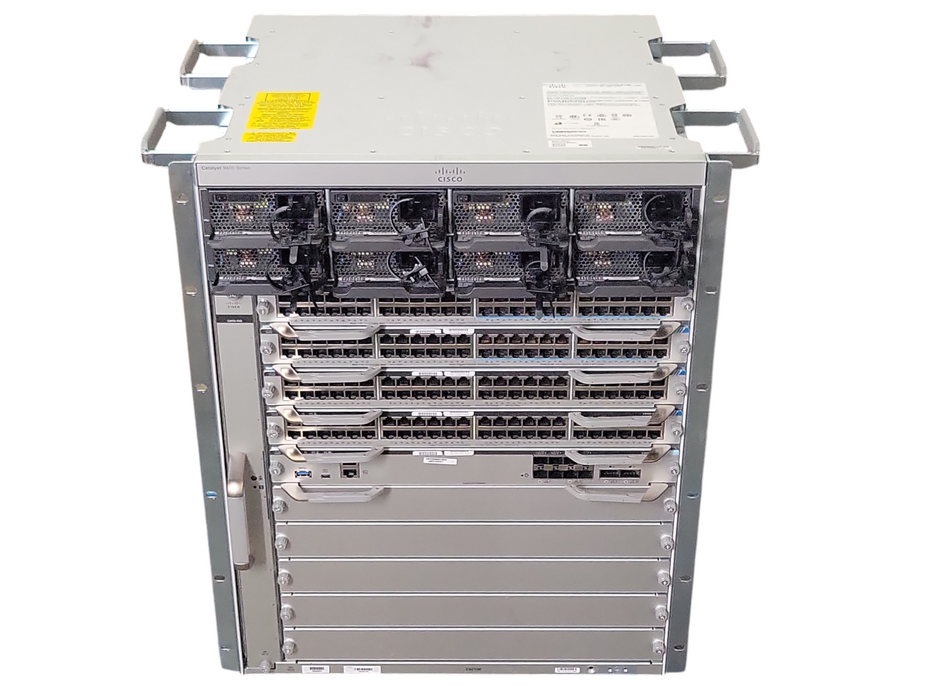 Cisco Catalyst C9410R 1x C9400-SUP-1, 2x C9400-LC-48UX, 2x C9400-LC-48U _