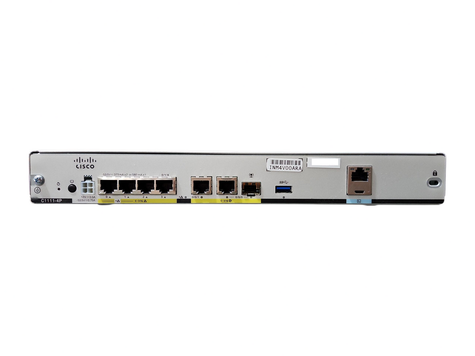 Cisco ISR 1100 Series C1111-4P V01 Services Integrated Router
