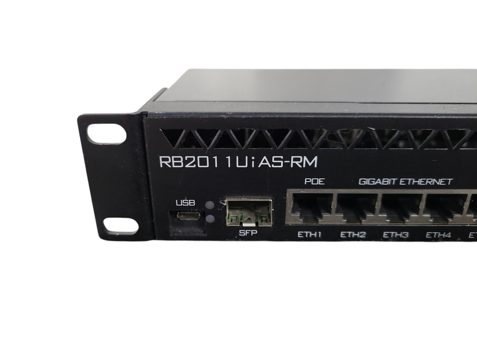 MikroTik RB2011UiAS-RM Routerboard Gigabit Router !