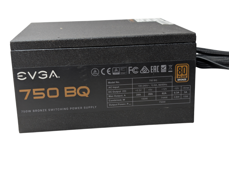 EVGA 750W Modular Computer PSU 110-BQ-0750 Q-