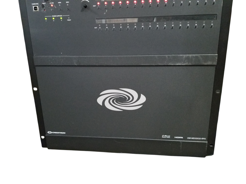 Crestron DM-MD32X32-RPS Digital Media Switcher with 27 Modules *READ*