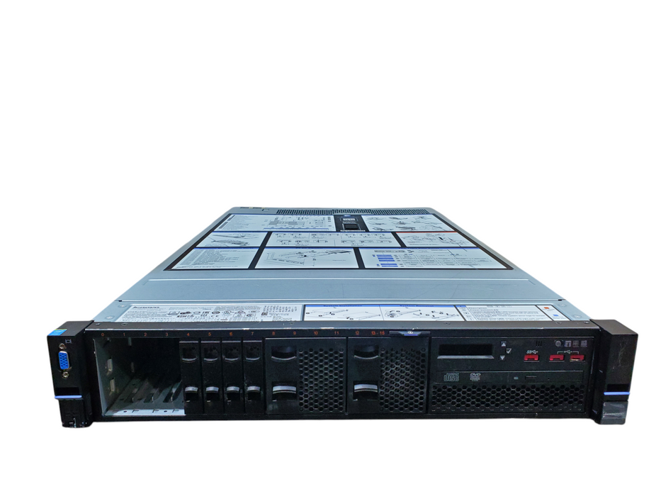 Lenovo System x3650 M5 - 1x Xeon E5-2680 v3 16GB DDR4, M5210 - No HDD Q