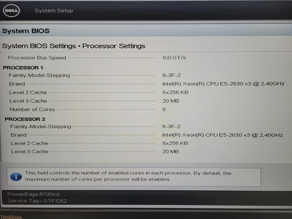 DELL PowerEdge R730xd 3.5" E5-2630 v3 @ 2.4GHz 32GB RAM H730P mini 2x PSU !