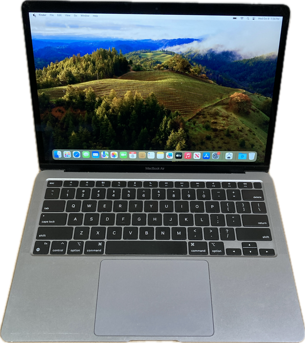 Apple MacBook Air 13" M1 2020 8GB RAM 256GB SSD No Power Adapter READ