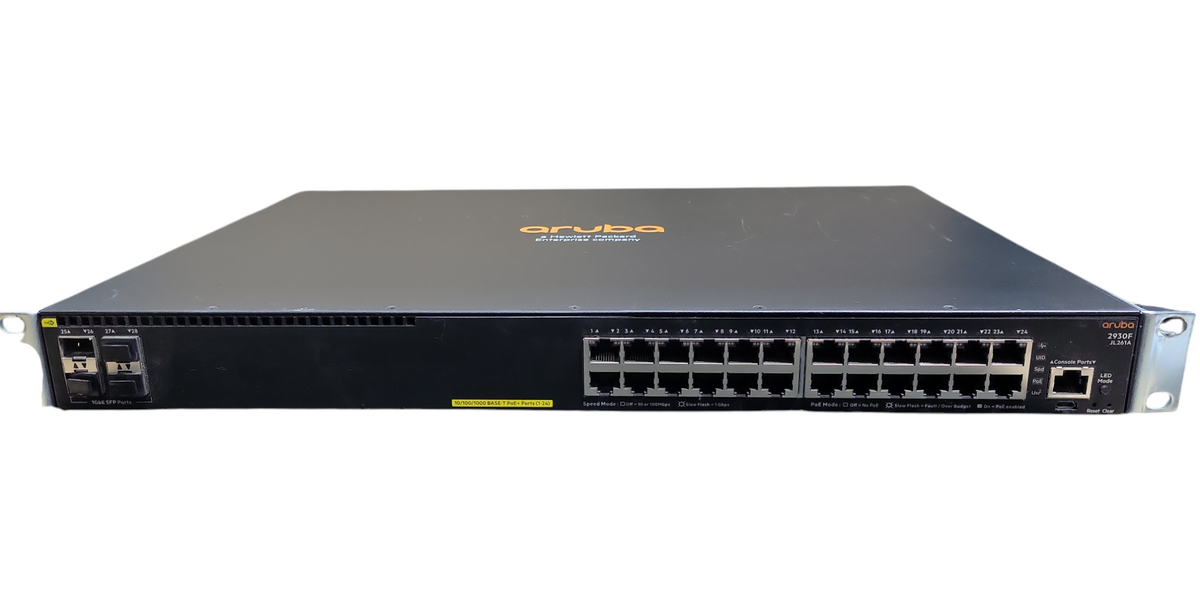 Aruba HP JL261A 2930F 24G PoE+ 4SFP Gigabit Switch ! — retail.era