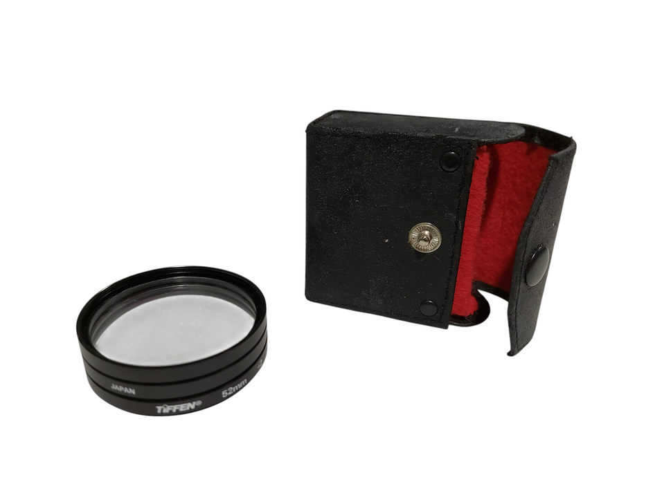Tiffen 52mm Close Up Lens Set   +2 +1 +4  with Case  =