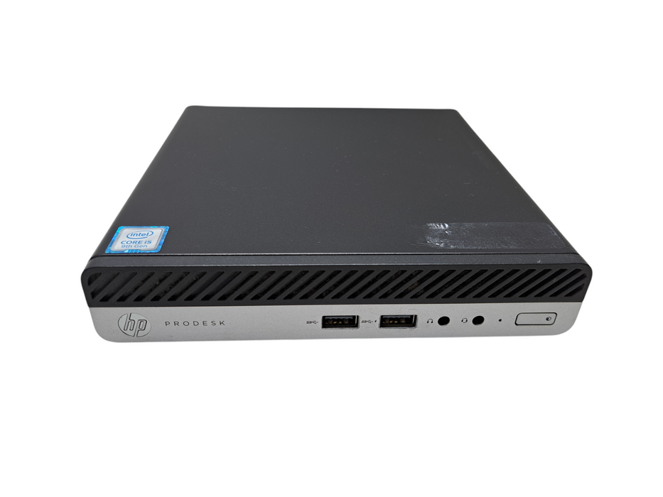 HP ProDesk 400 G5 Mini | i5-9500T @2.20GHz, 8GB DDR4, 256GB NVMe, Wi-Fi Q)