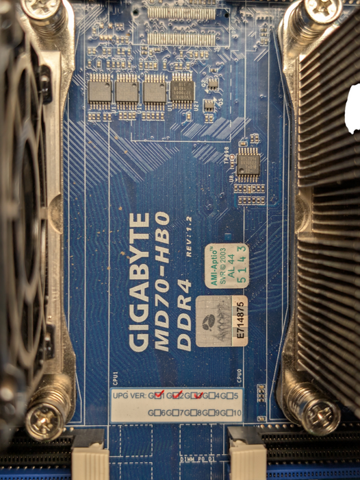 DATTO GIGABYTE MD70-HB0 DDR4 2x Intel Xeon E5-2630 v4 64GB RAM  -