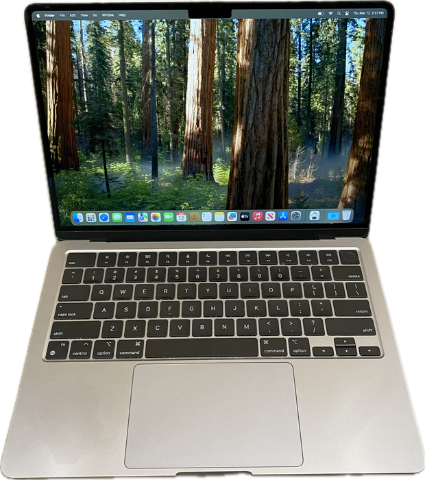 Apple MacBook Air 13 M2 2022 Space Gray 8GB  RAM 256GB SSD No Power Adapter