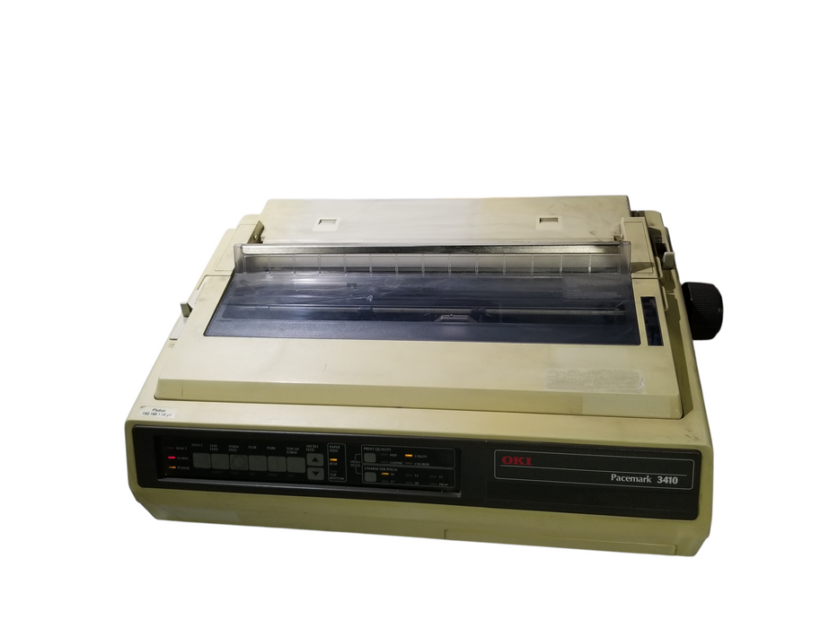 OKI Pacemark 3410 Dot Matrix Printer G8285A - Powers On - For Parts/Repair