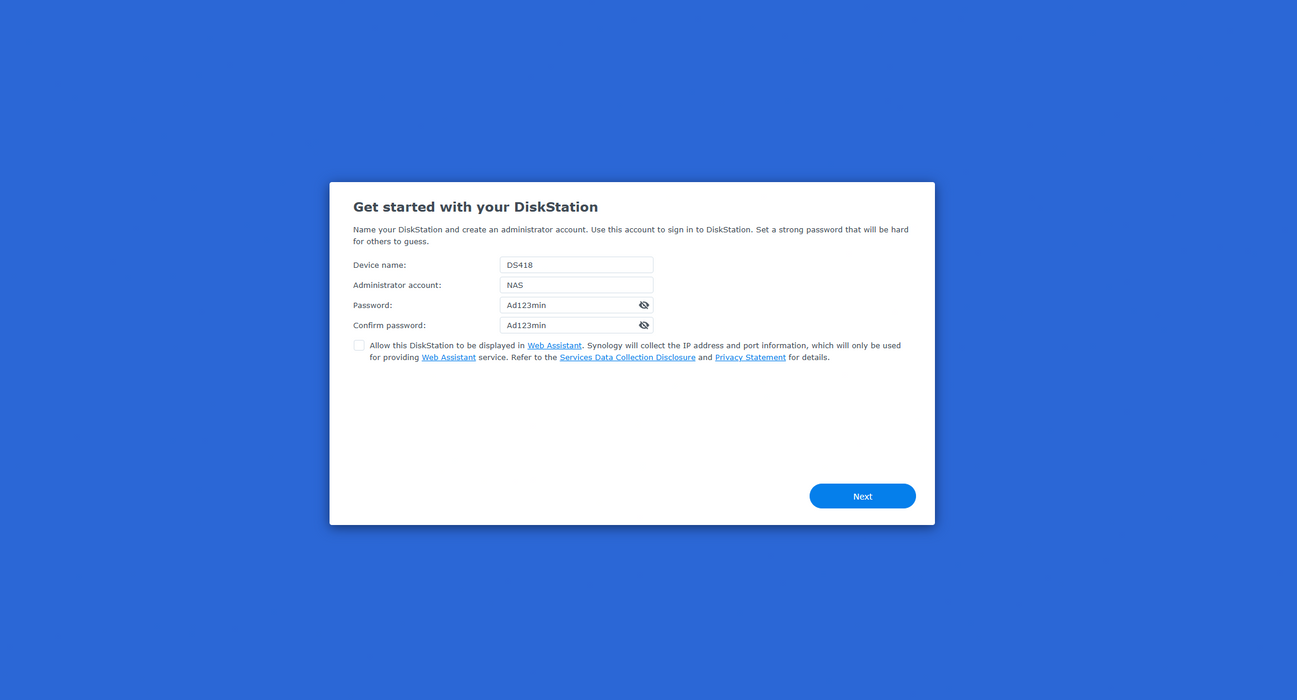 Synology DiskStation DS418 4-Bay NAS w/ 4x1TB HDDs, No AC Adapter