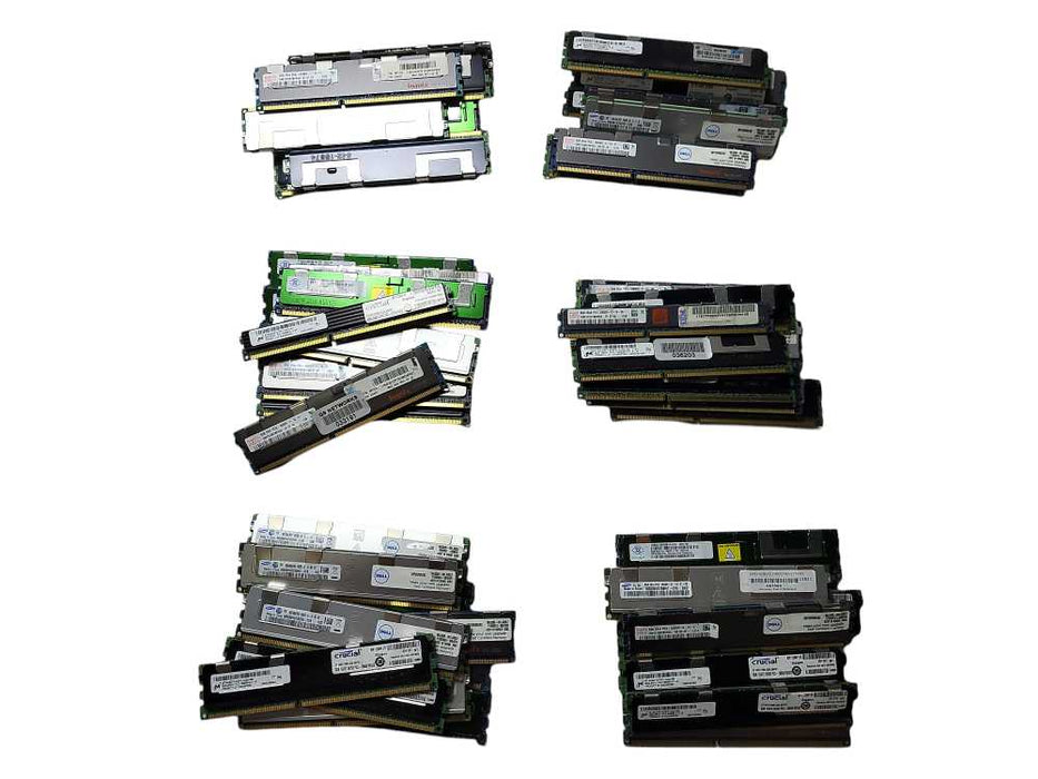 Lot of 60x Various brands 8GB PC3/PC3L-14900R/12800R/10600R/8500R Server RAM $