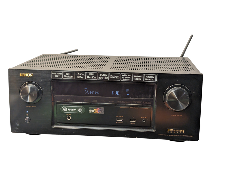 DENON AVR-X2300W 7.2-channel 4K HDMI Network Wi-Fi home theatre receiver -