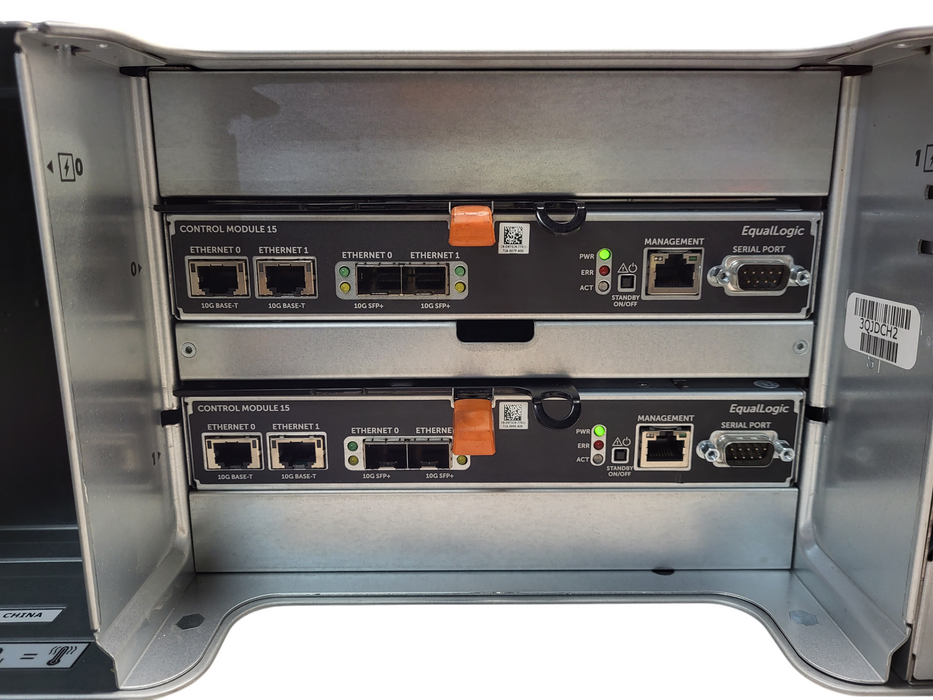 Dell Equallogic PS6210 E05J ISCSI SAN Storage /w 2x Control Module 15 TF9FX $