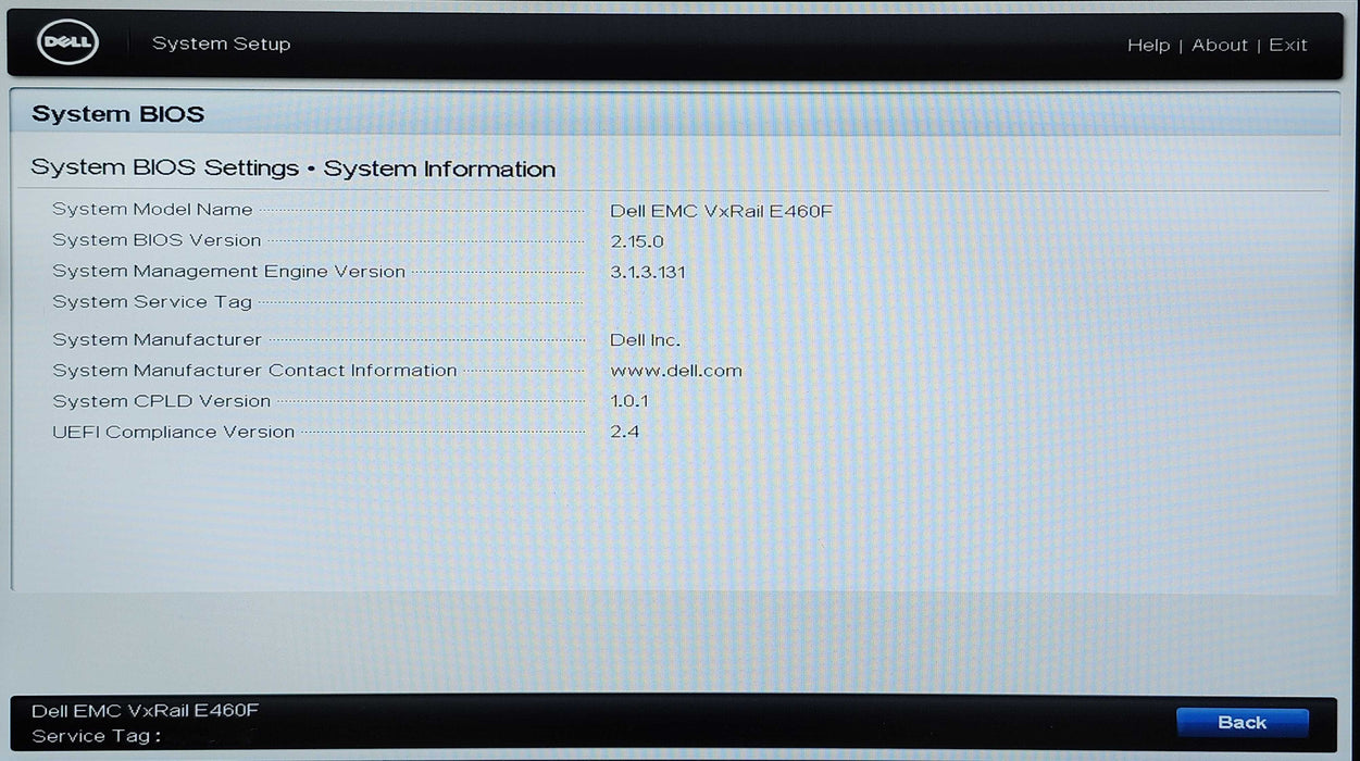 Dell EMC VxRail E460F 1U 10x2.5", 2x Xeon E5-2620v4, 32GB DDR4, H730P Mini