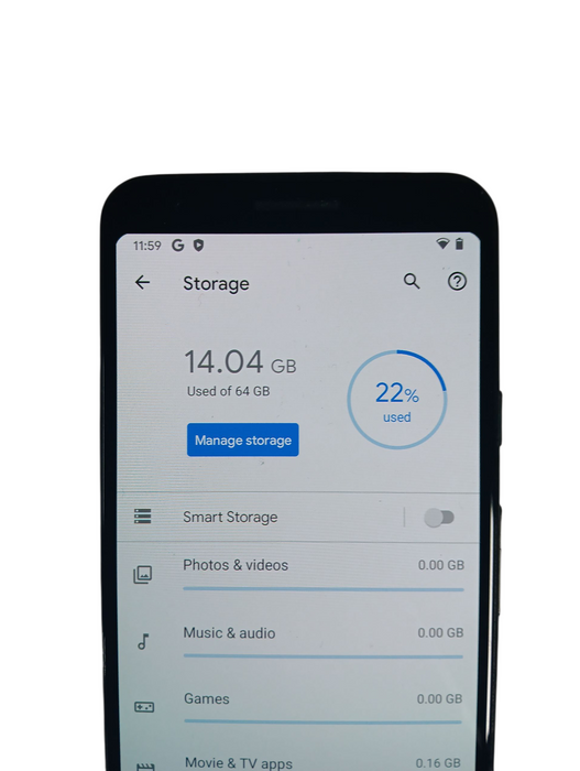Pixel 3a - Black - 64GB [G020G]