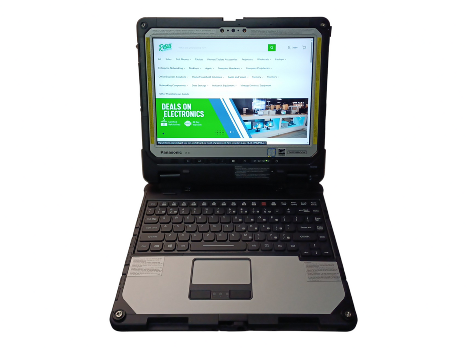 Panasonic Toughbook CF-33 Touch i5-7300U, 16GB DDR3, 512GB SSD, 31840 Hours  Lap200