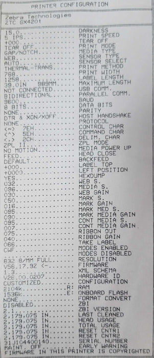 Zebra GX420t  Thermal Label Printers GX42-100310-000 _