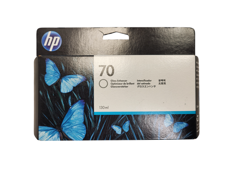 HP 70 Gloss Enhancer 130 ml New Factory Seal Ink C9459 Q$