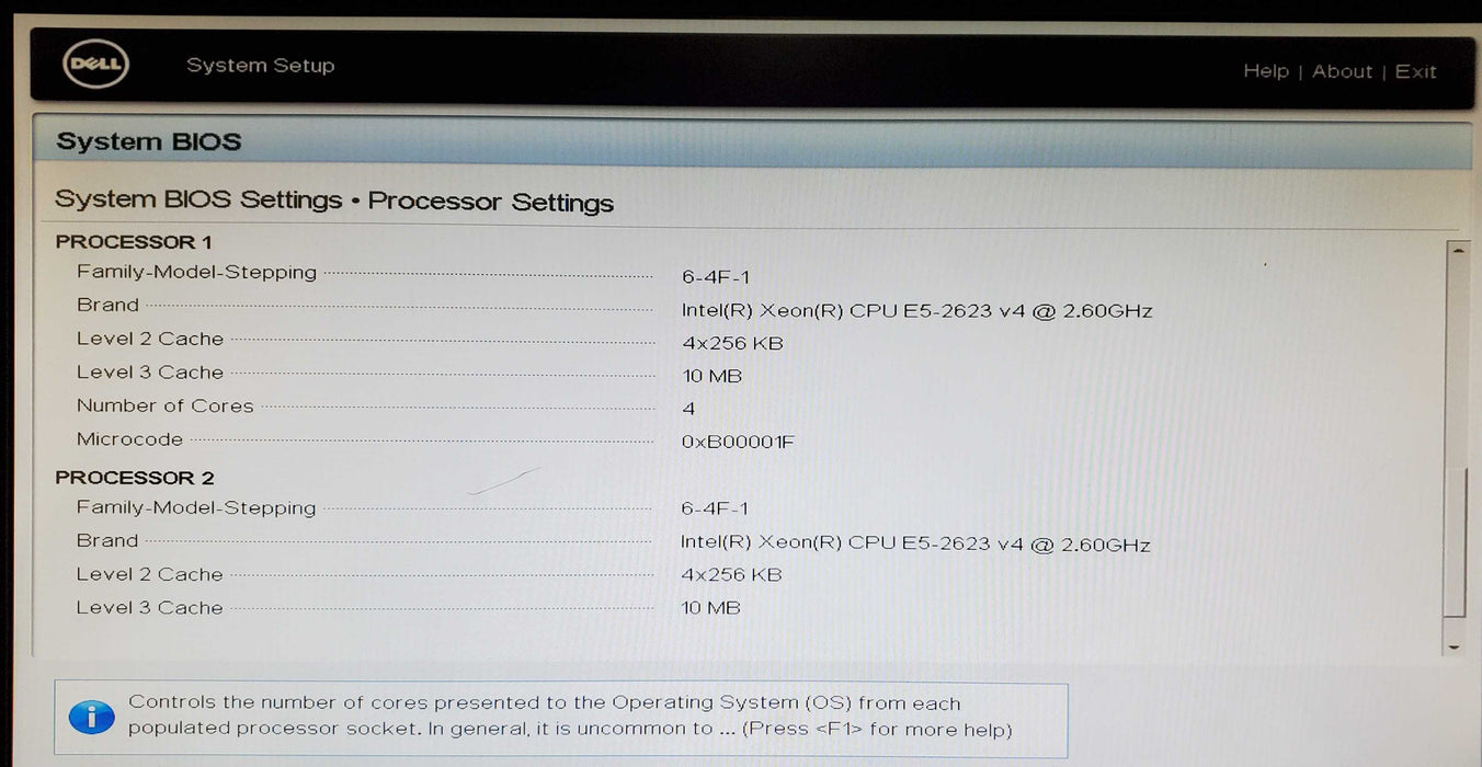 Dell PowerEdge R430 2x Xeon E5-2623 v4 64GB DDR4 H730 Mini - 1xPSU No HDD