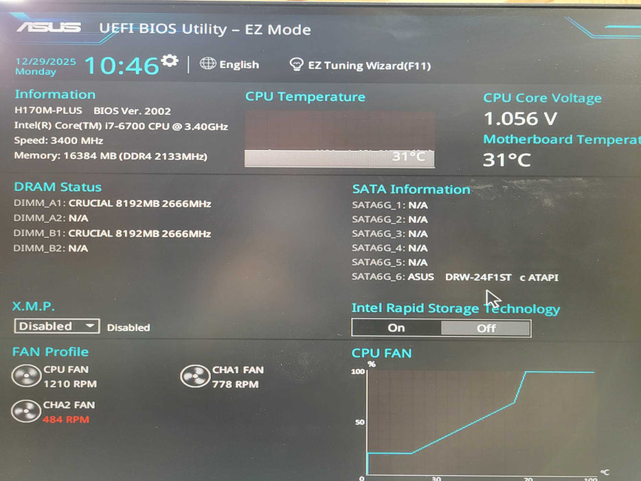Custom PC i7-6700 CPU|16GB DDR4 RAM|256GB NVMe|H170M-PLUS !