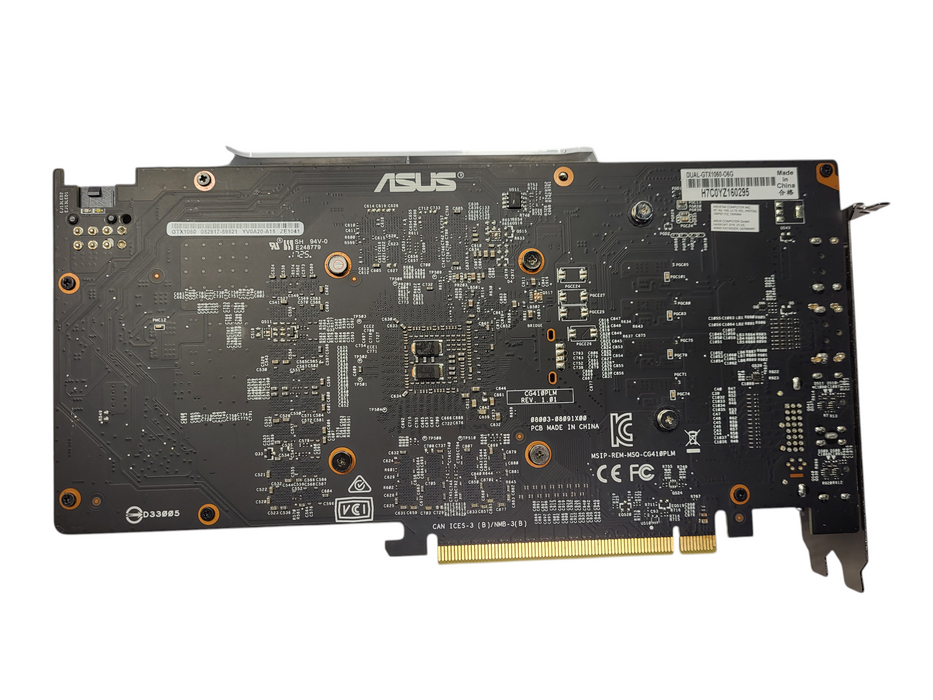 ASUS GeForce GTX 1060 6GB GDDR5 Graphics Card (DUAL-GTX1060-O6G) Q$