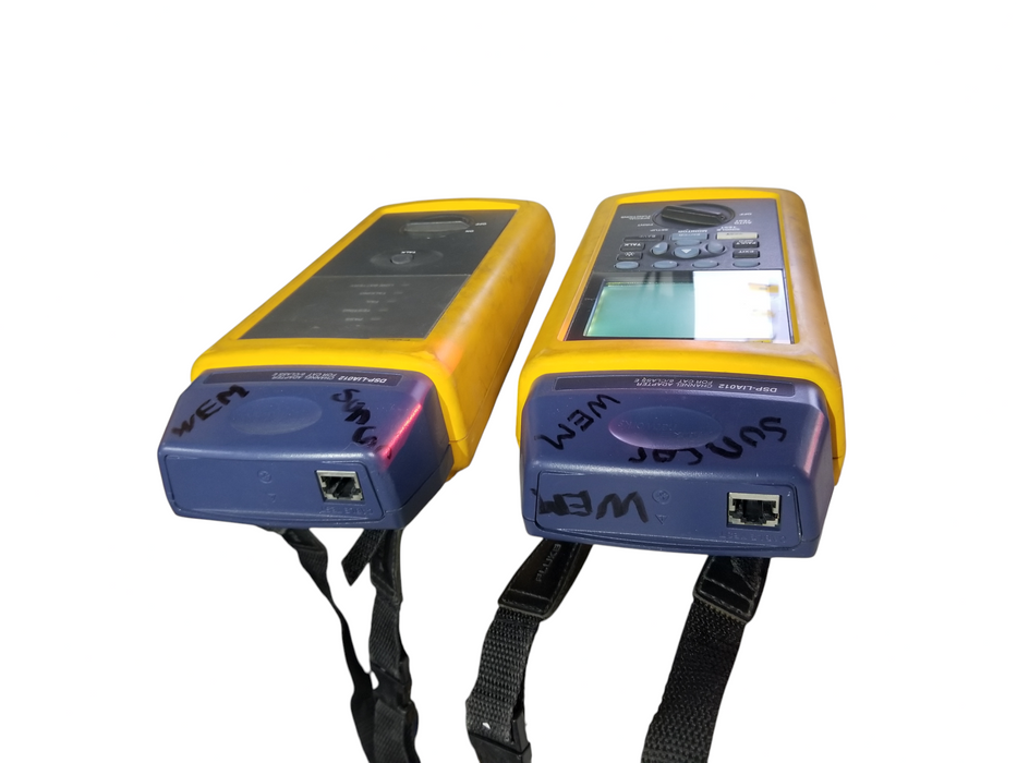 Fluke DSP-4000 Cable Analyzer & Smart Remote w/DSP-FTA420, DSP-LIA013, CAL