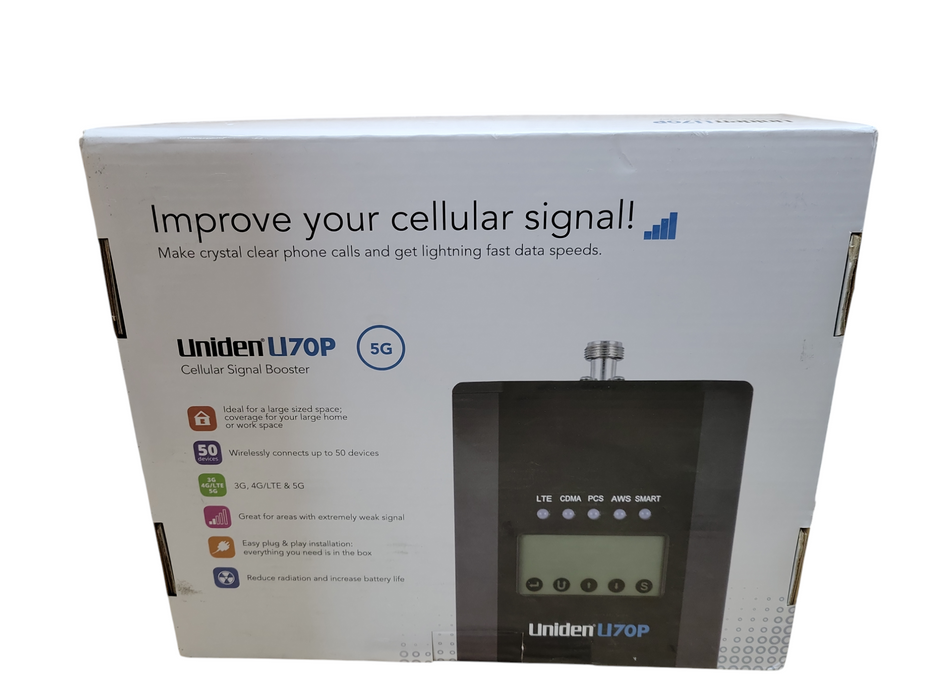 Uniden U70P 5G Home/Office Professional Cellular Signal Booster !
