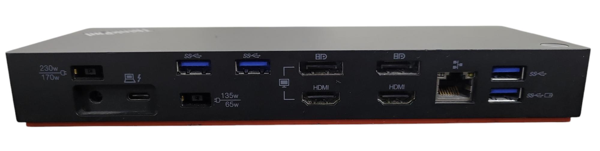 Lenovo DK1841 40AN ThinkPad Thunderbolt 3 Dock Gen2 W/ Adapter Q