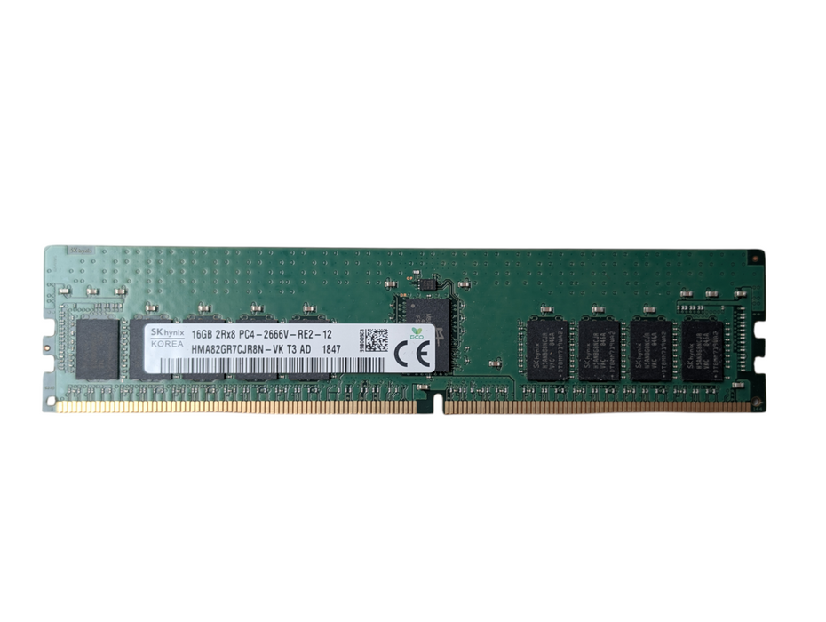 16GB DDR4 Server RAM Memory Hynix 16GB 2Rx8 Pc4-2666V-RE2-12 Q-