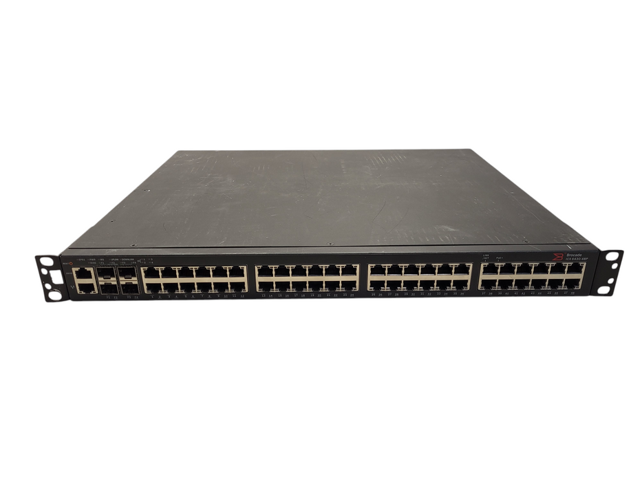 Brocade ICX 6430 48P ICX6430-48P 48 RJ-45 PoE + 4x 1GbE SFP Port $
