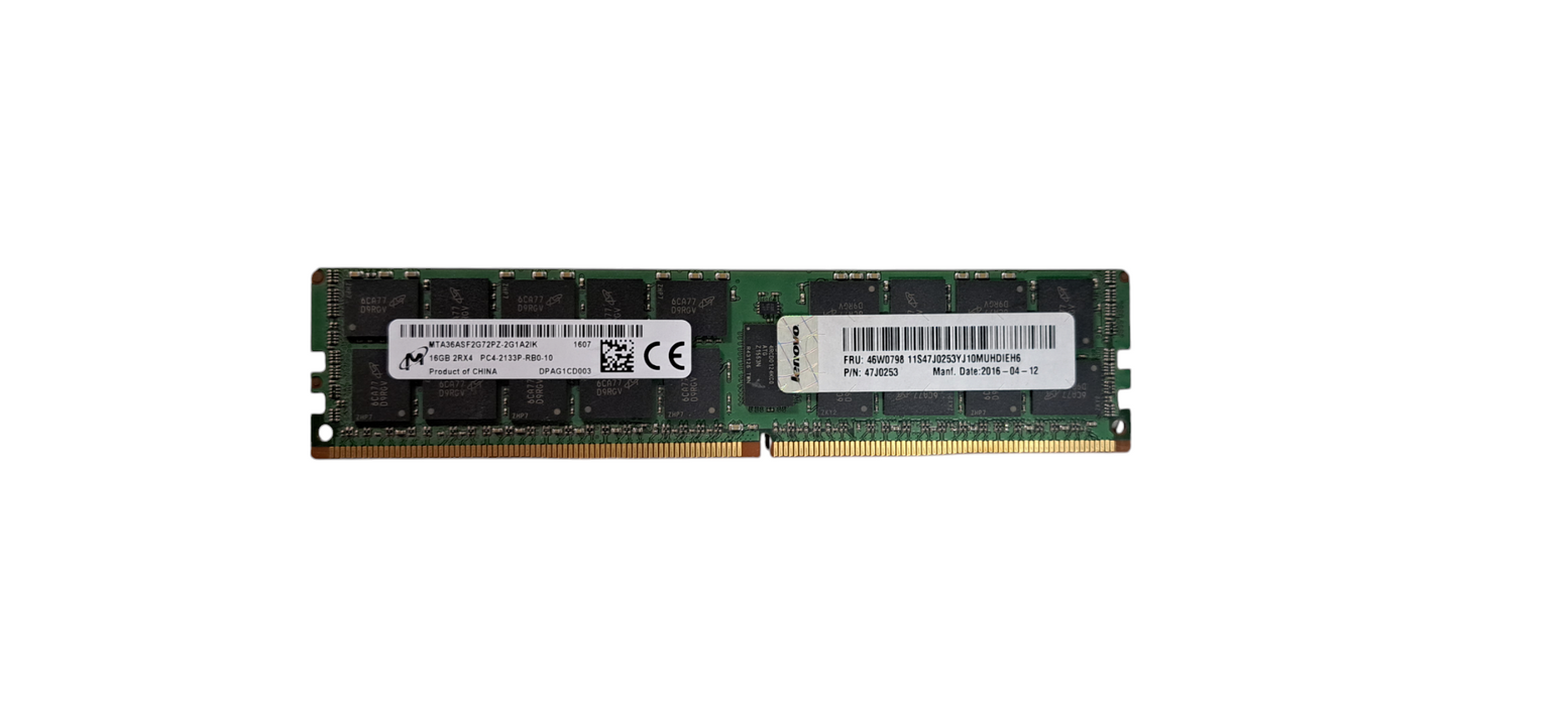 16GB DDR4-2133 PC4 ECC Registered RDIMM Server Memory | Micron & Samsung  Q