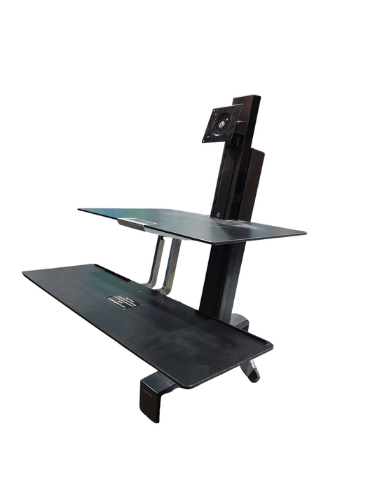 Ergotron Standing Deck Monitor Mount with Keyboard Tray  =